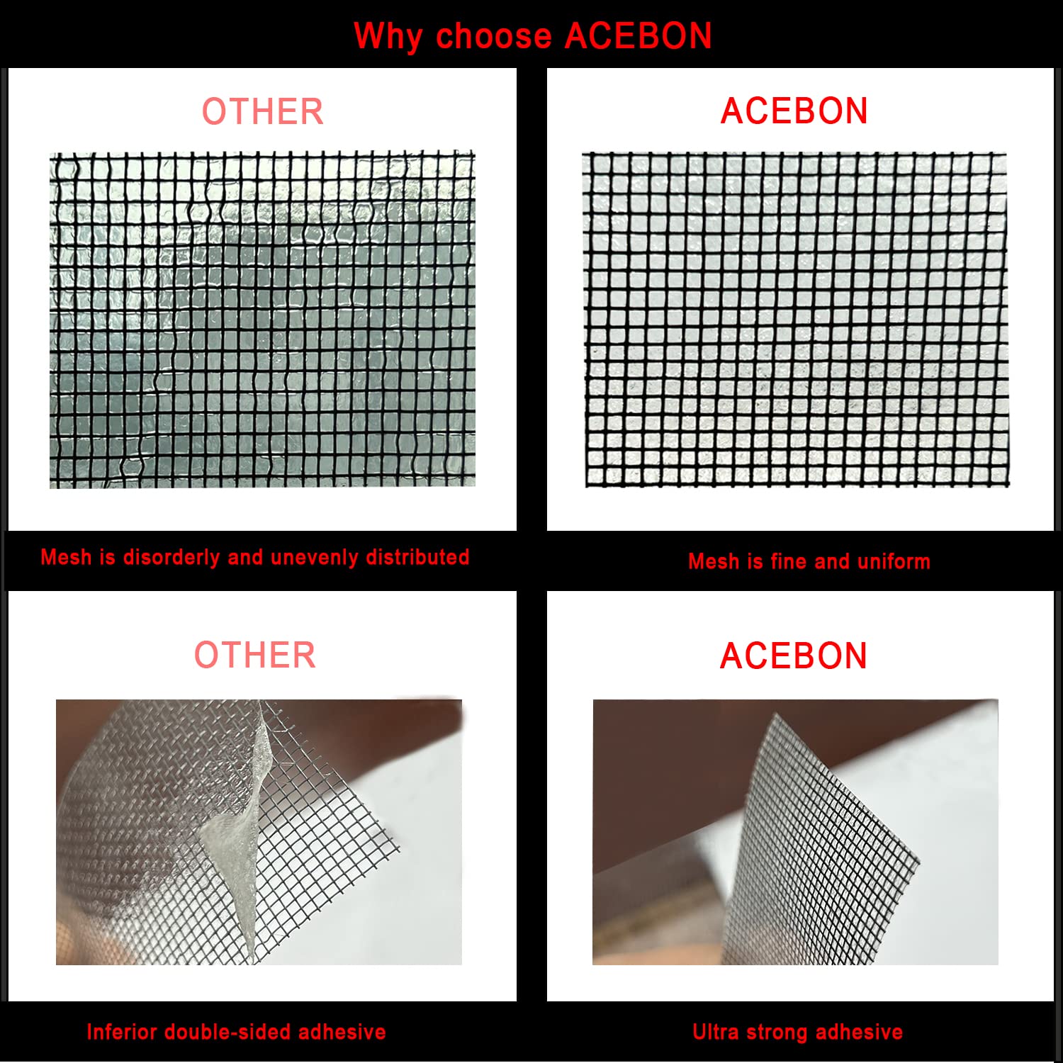 Bandă Reparare Plase Ferestre